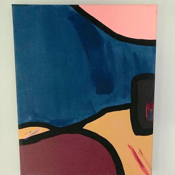 Original Artwork I Abstract Acrylic Painting 16" x 20" Unique Design - Picture 5 of 6